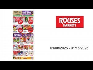 Rouses Markets Weekly Ad - 01/08/2025 - 01/15/2025