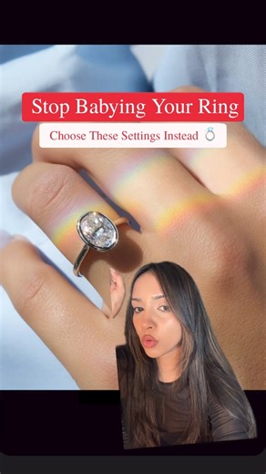 3 Most Protective Engagement Ring Settings #diamond #bestring #engagementjewelry ‪@meghasingh‬