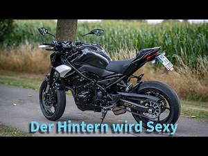 License plate holder and pillion cover Kawasaki Z900 2025