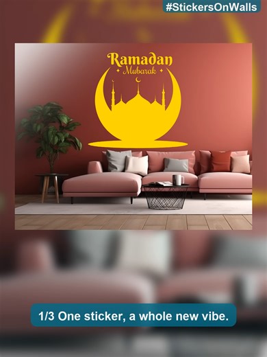 Transform in 7s Ramadan Crecent Wall Decal (Peel-&-Stick, Renter-Friendly) #StickersOnWalls Shop now – link in bio (search “Ramadan Crecent”) Where would you add this wall sticker? Boho-inspired, easy to apply, and renter-friendly – perfect for bedrooms, living rooms, or meditation spaces. Peel, stick & watch your room glow with style. No paint. No mess. Just vibes. #mandalawalldeco #BohoDecor #RoomMakeover #HomeDecorIdeas #DIYDecor #PeelandStick #TikTokMadeMeBuyIt #WallArtDecor #InteriorDesign 