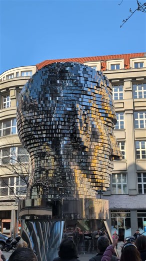 Franz Kafka - Rotating Head by David Cerny,Prague Czech Republic 11th April 26