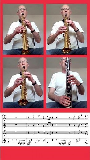 Mah Na Mah Na! For Soprano Saxophones and Bass Clarinets