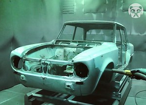 Sandblasting car to a raw metal | Crafty Panda