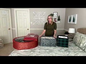 Periea Holiday Decor Storage on QVC