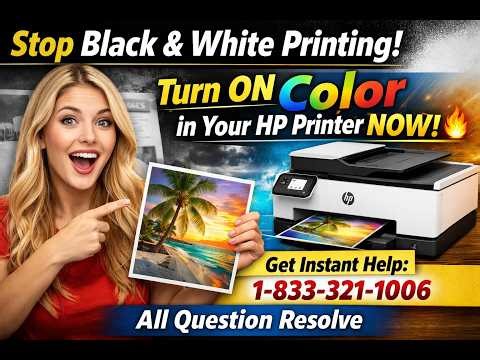“HP Printer Not Printing Color? FIX It in 60 Seconds! (Easy Guide)”