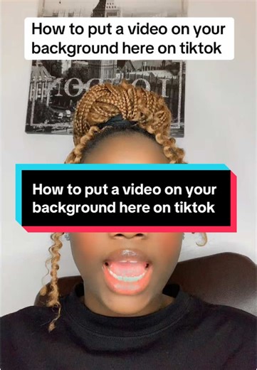 How to Add Background Video on TikTok Tutorial