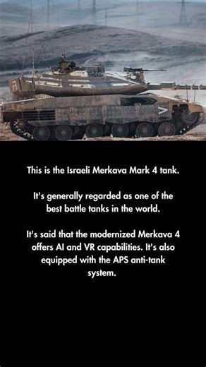 This is the Israeli Merkava 4 tank