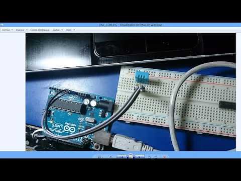 Comunicacion Serial con dos variables Arduino LabVIEW Sensor Temperatura Humedad DHT11