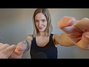 ASMR hand sounds, skin sounds, mouth sounds for sleep, work, studying background