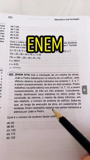 Exercício de PA para ENEM: Aprenda e Pratique Matemática