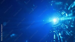 Digital background tech encrypts data transmission for secure audio and graphics. Concept Cybersecurity, Data Encryption, Digital Background Technology, Audio Transmission, Graphic Encryption