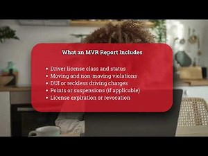 Where To Get a Free MVR Report: