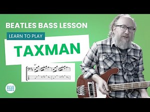 How to play Taxman - Beatles Bass Lesson