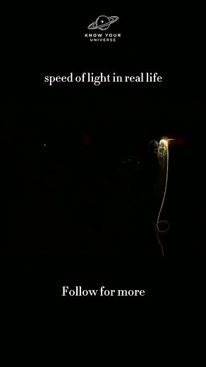 Speed of Light… But Slowed Down 😳#space #speedoflight