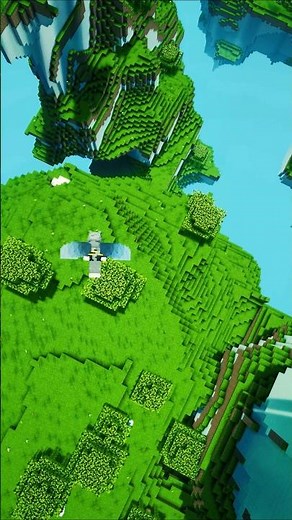 Discover Heaven in Minecraft. Heaven Dimension mod. One shot.