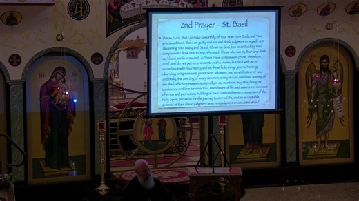 Catechism Class #16: The Divine Liturgy Part II - 1-6-26 | Saint Katherine Greek Orthodox Church Chandler AZ