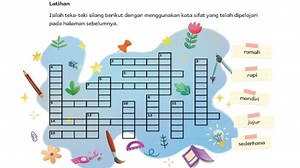 Soal Bahasa Indonesia Kelas 5 SD Kurikulum Merdeka, Kunci Jawaban Teka Teki Silang Bab 1 Halaman 11 - Tribunpontianak.co.id