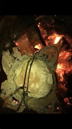 Baking in the snow - winter camping