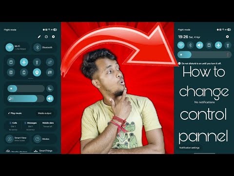 How to change andriod control pannel to ios control center