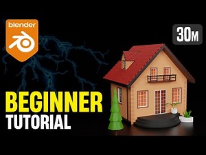 Blender 3D - Create a 3D Isometric HOUSE in 30 minutes | Beginner Tutorial