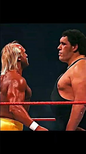Hollywood Hulk Hogan vs. Andre the Giant - The Main Event 1988 | WWE Edit #wwe