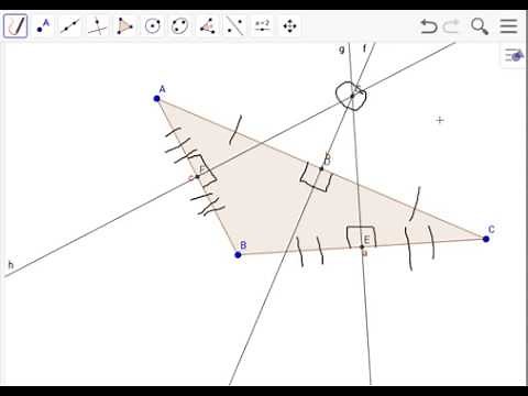 Finding/Making the Circumcenter for an Obtuse Triangle