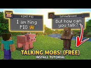 How to Talk to Mobs in Minecraft for FREE (No Paid API Required)