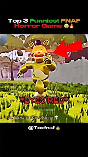 FredBear Doing MARATHON Now?? 😭💀 | Top 3 Funniest FNAF Horror Games! 🤣 #shorts