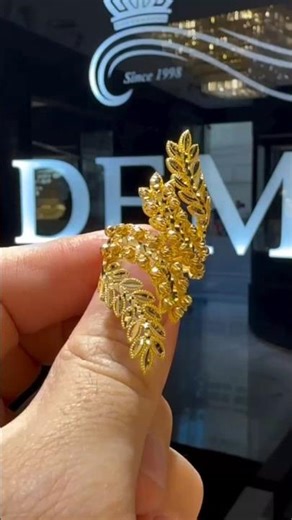 Stunning Arabic Gold Ring Design | Latest Luxury Jewelry Trends 2025