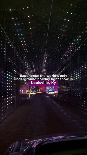 Louisville Tourism on Instagram: "Check out the world’s only underground holiday light display in Louisville! ✨ Drive 100 feet underground for the annual Lights Under Louisville at the @louisville_megacavern to experience over 7 million points of light, nearly 1,000 illuminated characters, and 40+ themed scenes.🎄🚗💡 The one-mile, ~30-minute drive has become a beloved holiday tradition for families, couples, and visitors looking for a totally unique way to see Christmas lights in Louisville. ❄️