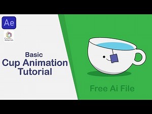 Tea Cup Animation Tutorial | After Effects Tutorial | the digital design shop