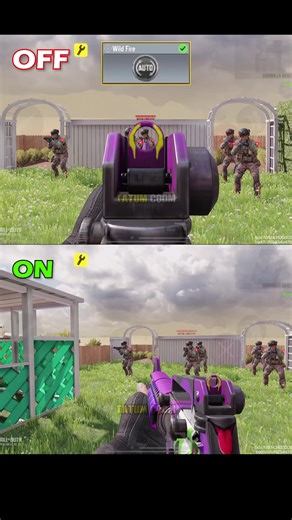 Wild Fire M16 Perk ON vs OFF in Call of Duty Mobile
