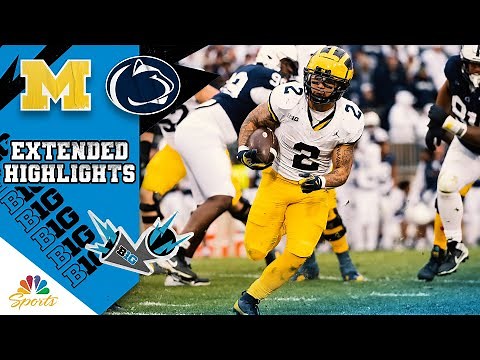 Michigan vs. Penn State | EXTENDED HIGHLIGHTS | 11/11/2023 | NBC Sports