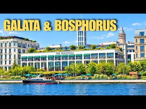 Istanbul Waterfront Cruise: Scenic Bosphorus & Golden Horn Ferry Journey 4K 🇹🇷