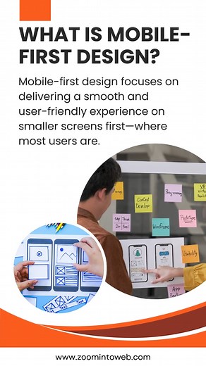 With over 60% of web traffic coming from mobile devices, mobile-first design is essential. Ensure your website provides a seamless experience on every screen, improving performance, reducing bounce rates, and increasing conversions. Let’s create a mobile-friendly website that works for you! [mobile-first design, responsive design, web performance, user engagement, SEO rankings, website optimization, mobile design, Zoom Into Web] #MobileFirstDesign #WebOptimization #ResponsiveDesign #SEO #UserExp