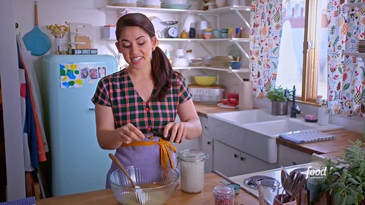 Crispy on the outside, chewy coconut on the inside with sprinkles AND chocolate, Molly Yeh's Giant Sprinkle Macaroons are a special treat! 🥥✨ #GirlMeetsFarm > Sundays at 11a|10c Download the Food Network Kitchen app and save the recipe: https://food-network.app.link/AptAAICD04! | Food Network