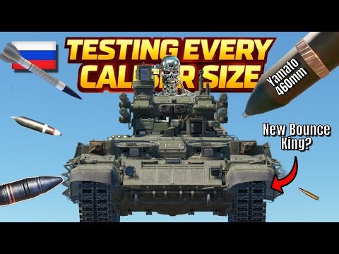 RUSSIA’S STRONGEST TANK SUPPORT VEHICLE (BMPT) VS EVERY CALIBER SIZE - WAR THUNDER