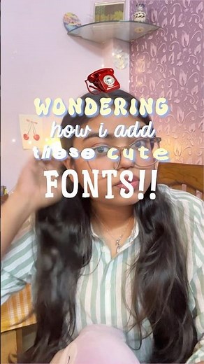 How to add cool fonts on your videos💌 #dafont #editingtutorial