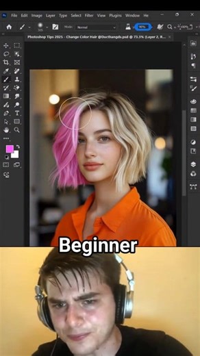 37K views · 71 reactions | How to change normal hair into gradient hair colour in adobe photoshop tutorial #photoshop | RG Graphic | Facebook