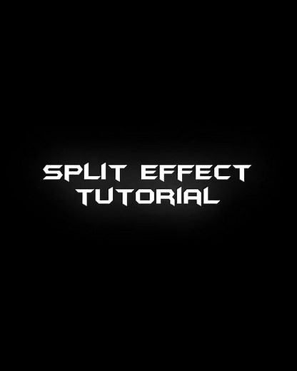 Split Effect Tutorial - Alight Motion Editing Tips