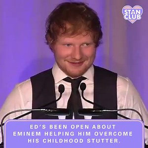 Eminem's The Marshall Mathers LP was the first album that Ed Sheeran's dad bought him and the rest is history. | MTV