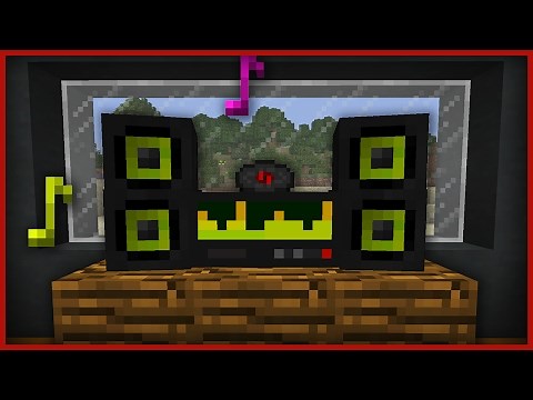 How to make a Stereo in Minecraft! (no texture pack!)