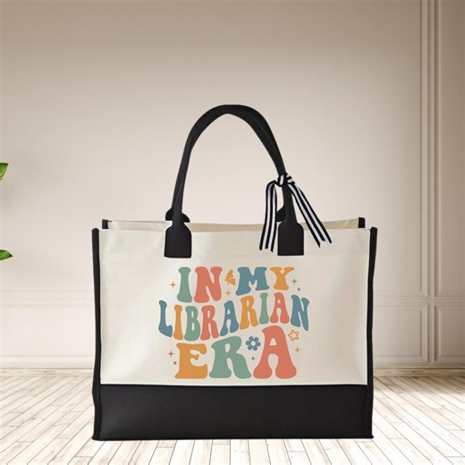 Librarian Canvas Tote Bag, Book Lover Bag, Perfect Gift for Reading Enthusiasts, Cute Librarian Bag - Etsy