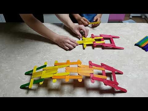 How to Make a Da Vinci Bridge (Easy Method)