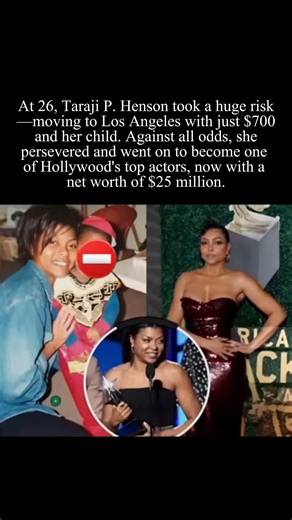 Taraji P Henson's incredible journey from $700 to $25 million #TarajiPHenson #FromTheBottom