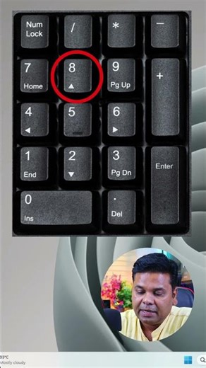 Best Computer Trick🔥Use Keyboard To Move Mouse Pointer #shorts
