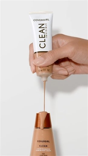 COVERGIRL | Easy, squeezy, beautiful 😉 Clean Invisible’s new & improved formula now comes in an easy squeeze tube ✨ Are you ready to give this a... | Instagram