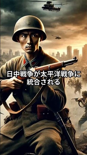 【日中戦争】太平洋戦争の影響（1941年〜1945年） #ショート#ai
