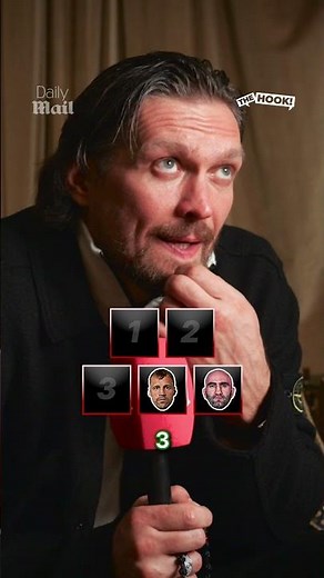 Oleksandr Usyk names the top five HARDEST punches he's faced #shorts