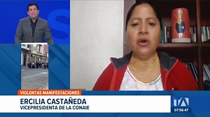 39K views · 838 reactions | #ENTREVISTA | "Esta tarde habrá una reunión para desplegar una comisión de seguridad para que haya un control y no se permita la presencia de infiltrados", dice Ercilia Castañeda, vicepresidenta de la Conaie, sobre el paro nacional https://ow.ly/HWfx50W8jnq | Teleamazonas | Facebook
